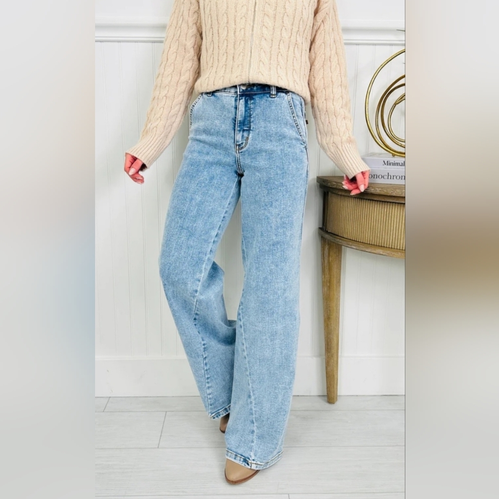 Judy Blue Light Blue Flare Jeans